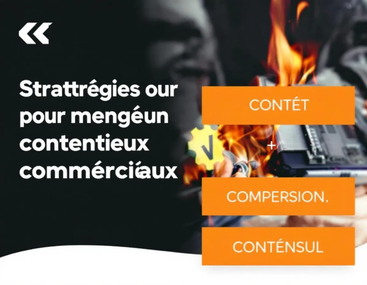 Stratégies pour Gérer un Contentieux Commercial